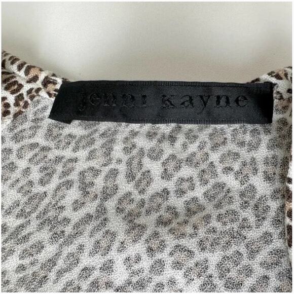 Jenni Kayne Leopard Shell Sleeveless Blouse Size XS - Picture 9 of 12